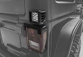 , every 2021 jeep® wrangler offers an impressive set of standard and available safety and security features to help keep you protected on the road. 2007 2018 Jeep Jk Tail Light Top Led Bracket To Mount 2 3 Inch Led Pod Lights Pn Z384812