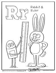 A nature alphabet abcd book for tomorrow's little learners. A Rabbit And Ruler Really Need Coloring Right Away For R Alphabet Coloring Pages Story Bots Abc Coloring