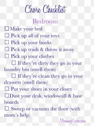 Chore Chart Images Chore Chart Transparent Png Free Download