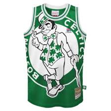 The numbers of the alternate jerseys have been recolored to match the color of the wordmark. Boston Celtics Throwback Apparel Jerseys Mitchell Ness Nostalgia Co