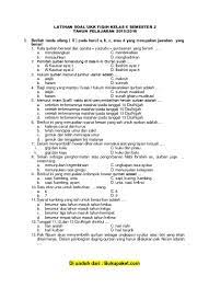 Soal Ukk Fiqih Kelas 5 Sd Dan Mi