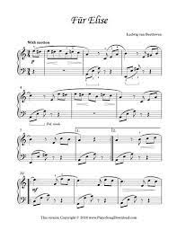 Fur elise video piano tutorial Fur Elise By Beethoven Printable Piano Sheet Music For Intermediate Piano Students Piano Sheet Music Free Piano Sheet Music Pdf Sheet Music