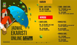 Check spelling or type a new query. Informasi Jadwal Live Streaming Dan Relay Radio Misa Harian Dan Mingguan Periode 29 Juni 5 Juli 2020 Paroki Pugeran