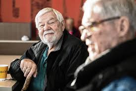 COLLEGE OF KNOWLEDGE': Group of senior men meet daily for coffee and  conversation