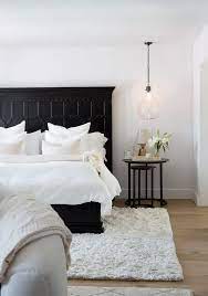 Inside A Power Couple S Bohemian Palm Springs Home White Bedroom Black Furniture Black Bedroom Furniture Bedroom Decor For Couples