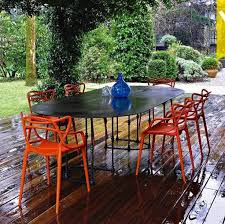 Masters Chair Set Of 2 By Kartell Masters Chair Modern Outdoor Dining Kartell Masters Chair