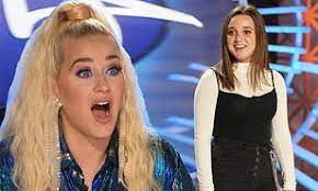 American Idol Katy Perry Gives Harsh Critique To Heather Russell After Cover Of Harleys In Hawaii Daily Mail Online