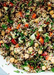 It has mushrooms, parmesan cheese and white wine. Favorite Quinoa Salad Recipe Cookie And Kate
