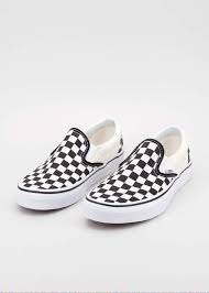 Black And White Checkered Vans Slip Ons Women S Shoes With Red Soles Uofmwomensshoes White Slip On Vans Vans Shoes Fashion