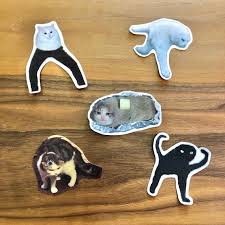 Maybe you would like to learn more about one of these? Cursed Cat Memes Sticker Pack Volume 2 Etsy