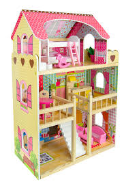 I salotti, le cucine ed i bagni, arredati con eleganza, permettono ai bambini di immergersi in un mondo completamente diverso durante il gioco. Casa Delle Bambole In Legno Mobili E Accessori Gratis Bambole Led Leomark It