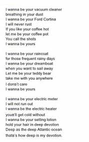 John Cooper Clarke I Wanna Be Yours Wedding Readings Autumn Wedding John Cooper Clarke