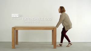 Add to my wish list. How To Open The Slice Extendable Dining Table Soul Tables Youtube