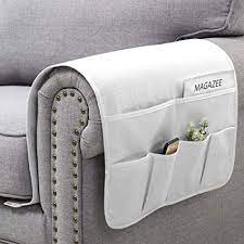 symax sofa armrest storage organizer with 6 pockets chair non slip armchair caddy for recliner re chair storage storage bags organization small sewing projects