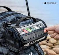 KastKing Line Storage Bag – Waterproof Spool Holder For Fishing Tackle  (Fits 10 Spools, Clear Window)