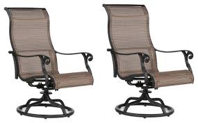 Over time, however, the mesh wears out, tears or stretches to the point the chair is no longer comfortable or possibly even unusable. Stinson Sling Swivel Rocker Set Of 2 Traditional Outdoor Rocking Chairs By Ipatio Bfcr 11sling Houzz
