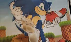 About a month ago, these copies of Sonic's smelly feet were put up all  around my school(classroom/ hall ways/ bathrooms) and my friend who's  obsessed with sonic felt personally attacked. He was