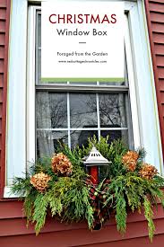 We find clever solutions for creating gardens in small, urban and indoor spaces. Foraged Christmas Window Boxes Red Cottage Chronicles