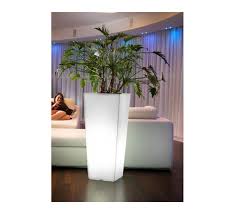 Vaso moderno da esterno e interno minos nicoli. Vaso Portavaso Cecina Vasi In Resina Da Giardino Luminosi Economici Misure O 85 Colori Ne Neutro Kit Luce Si