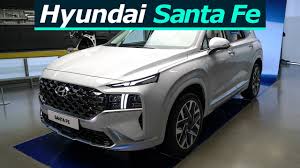 The 2021 hyundai santa fe features a wider, more aggressive front grille, digital display and a panoramic sunroof. Spotted The 2021 Hyundai Santa Fe Without Camouflage