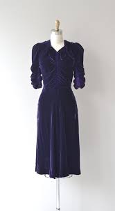 Winter Siren Dress Silk Velvet 30s Dress Vintage 1930s Dress Vintage 1930s Dress Vintage Fashion 1930s 1930s Dress