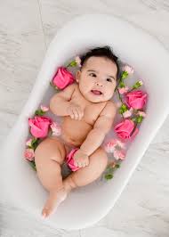 A baby in a milk bath. Beautiful Milk Bath Baby Portrait Session Los Angeles Based Photo Studio The Pod Photography Specializing In Maternity Newborn Baby First Birthday Cake Smash And Family Pictures