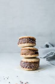 Chocolate Ice Cream Sandwiches W Tahini Cookies Vegan Gf Recipe Ice Cream Sandwich Tahini Cookies Chocolate Ice Cream