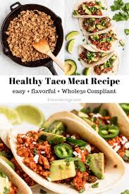 Super Easy Quick And Flavorful This Homemade Taco Meat Is The Best Recipe Healthy Tacos Recipes Easy Meat Recipes