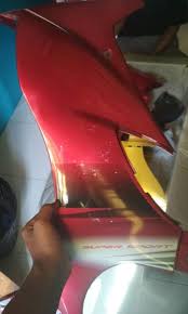 Coverset bodyset + skru yamaha lc 135 v1 merah maroon original 100% stripe siap tampal (free emblem) rm 275 kuala lumpur Coverset 125zr Merah Maroon Hly Auto Accessories On Carousell