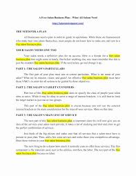 Personal Training Business Templates Personal Training Business Salon Business Plan Hair Salon Business Plan Business Plan Example