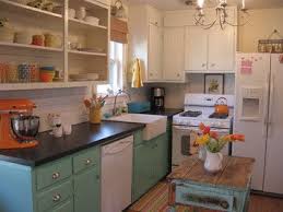 turquoise tile kitchen eclectic
