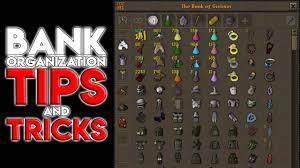 Osrs Bank Organization Tips And Tricks Keep Your Bank Clean Youtube