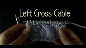 Check spelling or type a new query. Knitting How To Do A Left Cross Cable Youtube