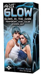 Red hair dye colour dark bright red hair l oreal paris. Buy Splat Glow Atomic Blue Glows In The Dark Temporary Hair Color Online At Low Prices In India Amazon In