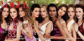 Photos The Gang S All Here 7 Iconic Group Model Vogue Covers Vogue Covers Liya Kebede Isabeli Fontana