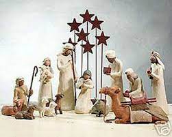Demdaco Willow Tree Nativity 14 Piece Set Buon Natale Natale Festa