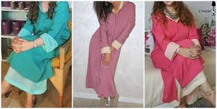 الجلابة المغربية 2 بياسات بثوب الكريب ذوق رفيع لعاشقات الاناقة long sleeve dress dresses with sleeves fashion