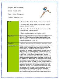 Health Education Lesson Plan Template Elegant Lesson Plans Davie Educational Experience Health Lesson Plans Health Education Lessons Education Lesson Plans