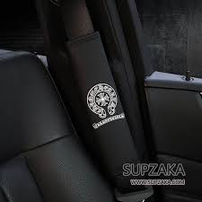 クロムハーツ 車シートベルトカバー ブランド chrome hearts カー用品 シートベルトクッション 革製 おしゃれ クロムハーツ ジムニーシエラ シートベルトカバー
