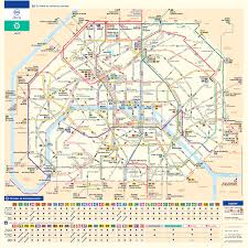Plan Des Bus Plan Metro Paris Metro Paris Paris Visite
