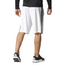 Adidas Mens Big Tall Designed 2 Move 3 Stripes Shorts White White Black Lt 10