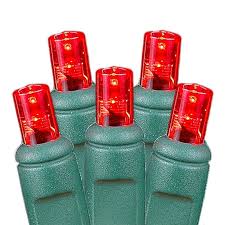 Vickerman 120 red wide angle led christmas net light set, green wire. Red Led Net Lights 4 X 6 Novelty Lights Inc