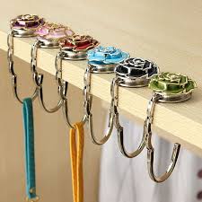 Us 4 91 Flower Design Folding Handbag Holder Bag Hanger Purse Table Hook Makeup From Health Beauty On Banggood Com Handbag Holder Bag Hanger Purse Hanger