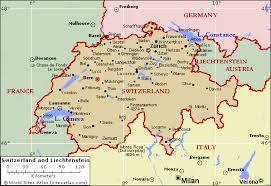 France switzerland germany map 1:1. Switzerland Map Borders