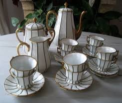 Service A Cafe Porcelaine Limoges Raynaud Art Deco Dans Art Deco Deco Porcelaine De Limoges