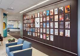 Rush University Medical Center H Marion Church Interior Design Wall Signage Art Display Wall