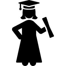 Graduated Woman Free Vector Icons Designed By Freepik Free Icons Black N White Images Vector Icon Design