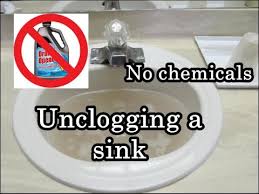 to unclog a sink with no chemicals