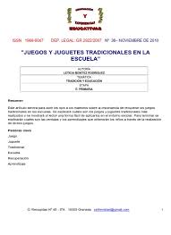 Maybe you would like to learn more about one of these? Pdf Superior Recuperar Los Juegos Tradicionales En Los Ninos De 3 Anos 1library Co