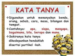 Bahasa melayu (kata tanya) memilih kata tanya yang sesuai. Kata Tanya Jom Cemerlang Bahasa Melayu Facebook